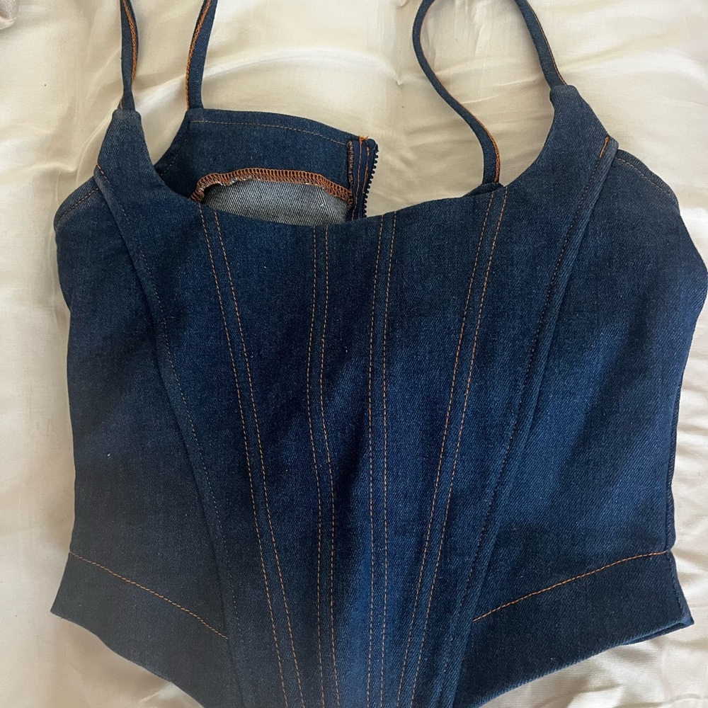 Princess Polly denim corset
